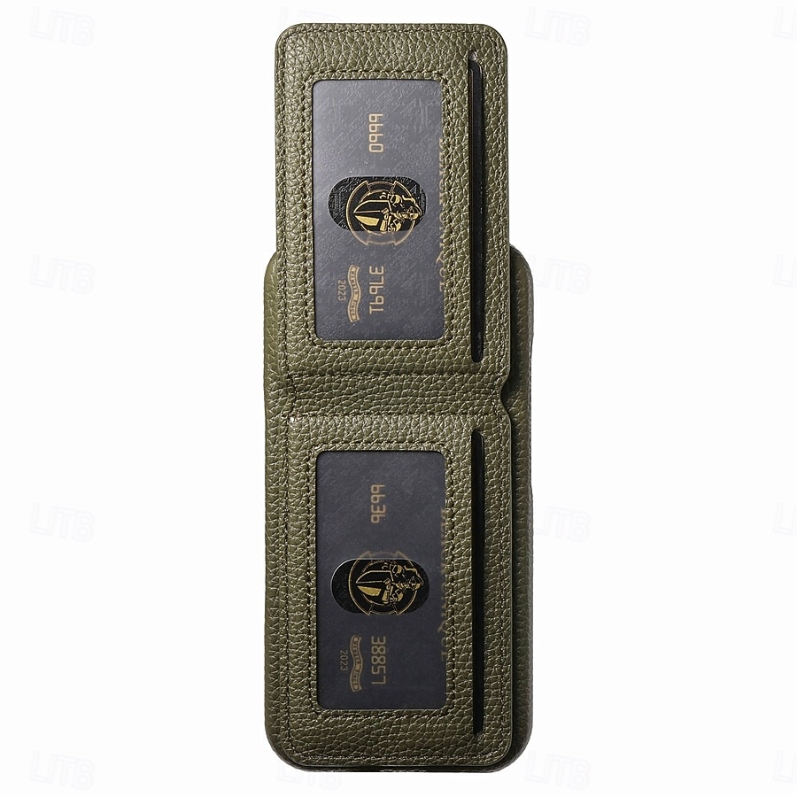 telefono Custodia Per Samsung Galaxy S26 S26 Plus S26 Ultra Copertura Posteriore con Supporto Cavalletto Slot per Carte Retrò TPU Pelle PU del 2026 a $17.99 –P3