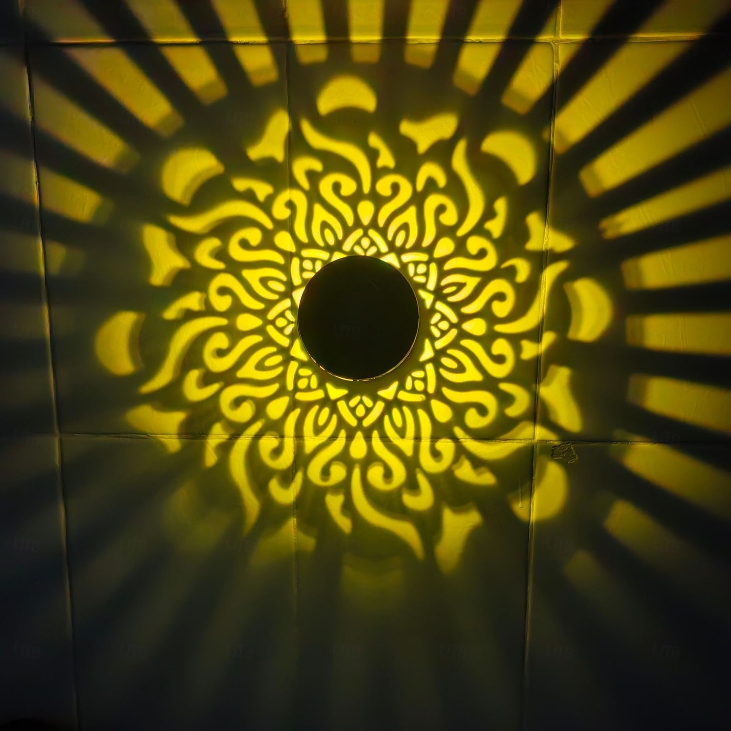 1 pachet felinar solar suspendat pentru exterior, felinare decorative metalice de grădină, lumină LED alb cald, impermeabilă, iluminat peisagistic pentru masă, alee, petrecere, curte 2026 - $17.99 –P5