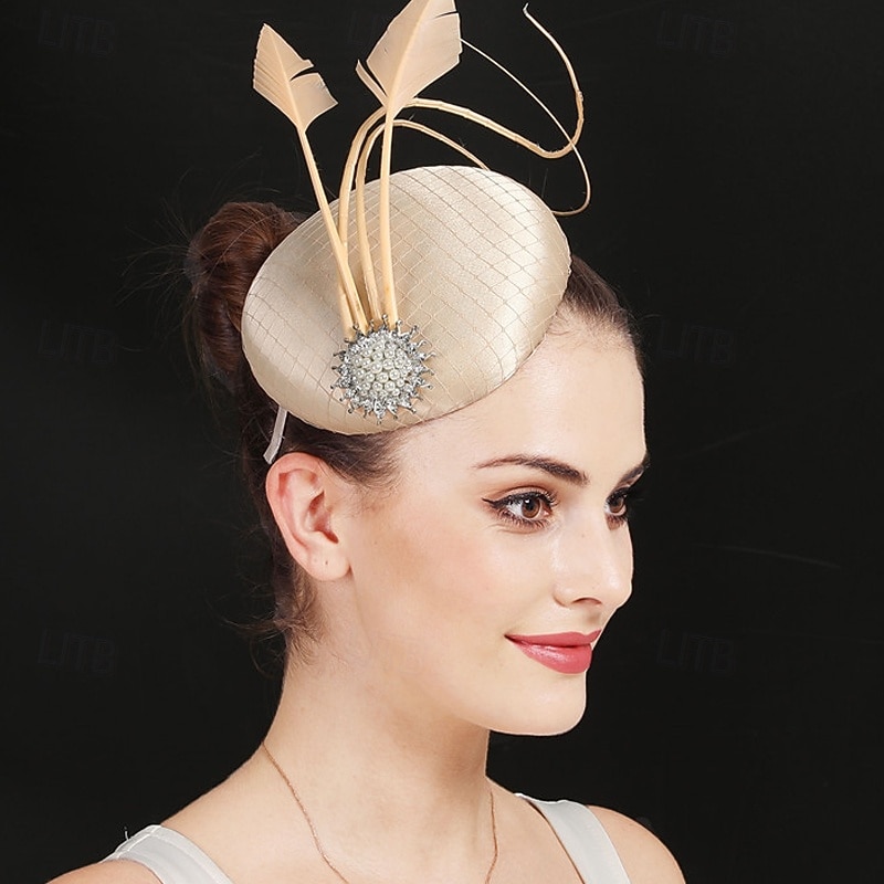 Fascinator Rete Matrimonio Compleanno Vintage Carino Retrò Con Piuma Tulle Copricapo Copricapo del 2026 a $28.99 –P9