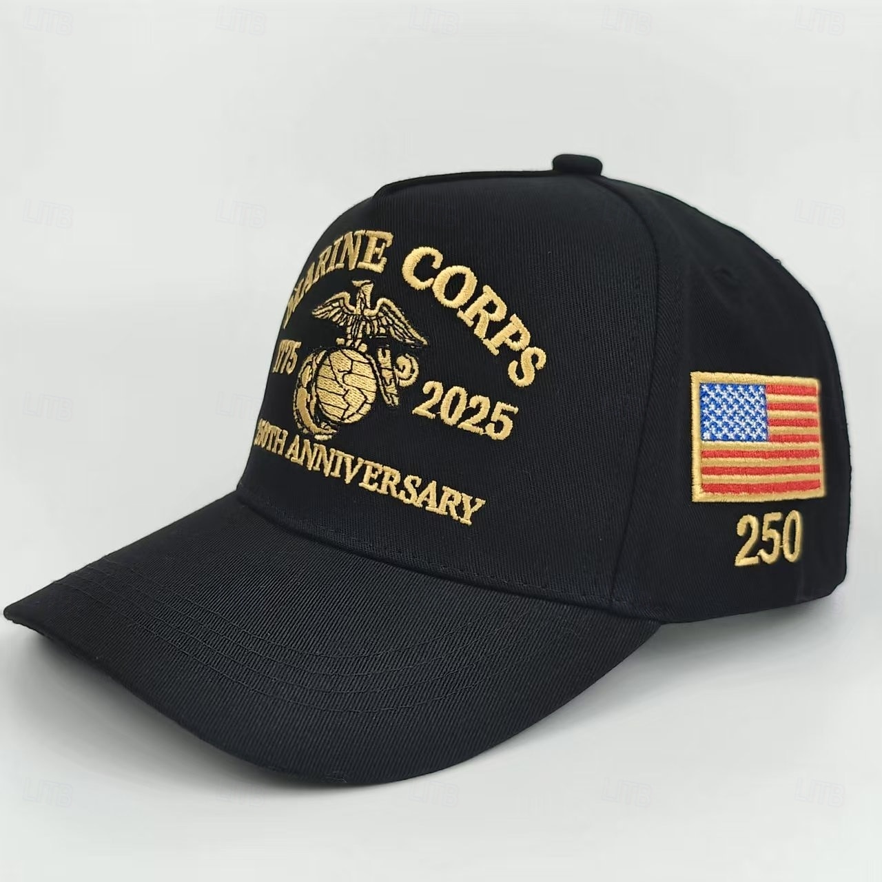Gorra de béisbol unisex con el 250 aniversario de la independencia, portátil, transpirable, para uso diario, para exteriores, con bandera bordada en la calle. 2026 - $13.99 –P5