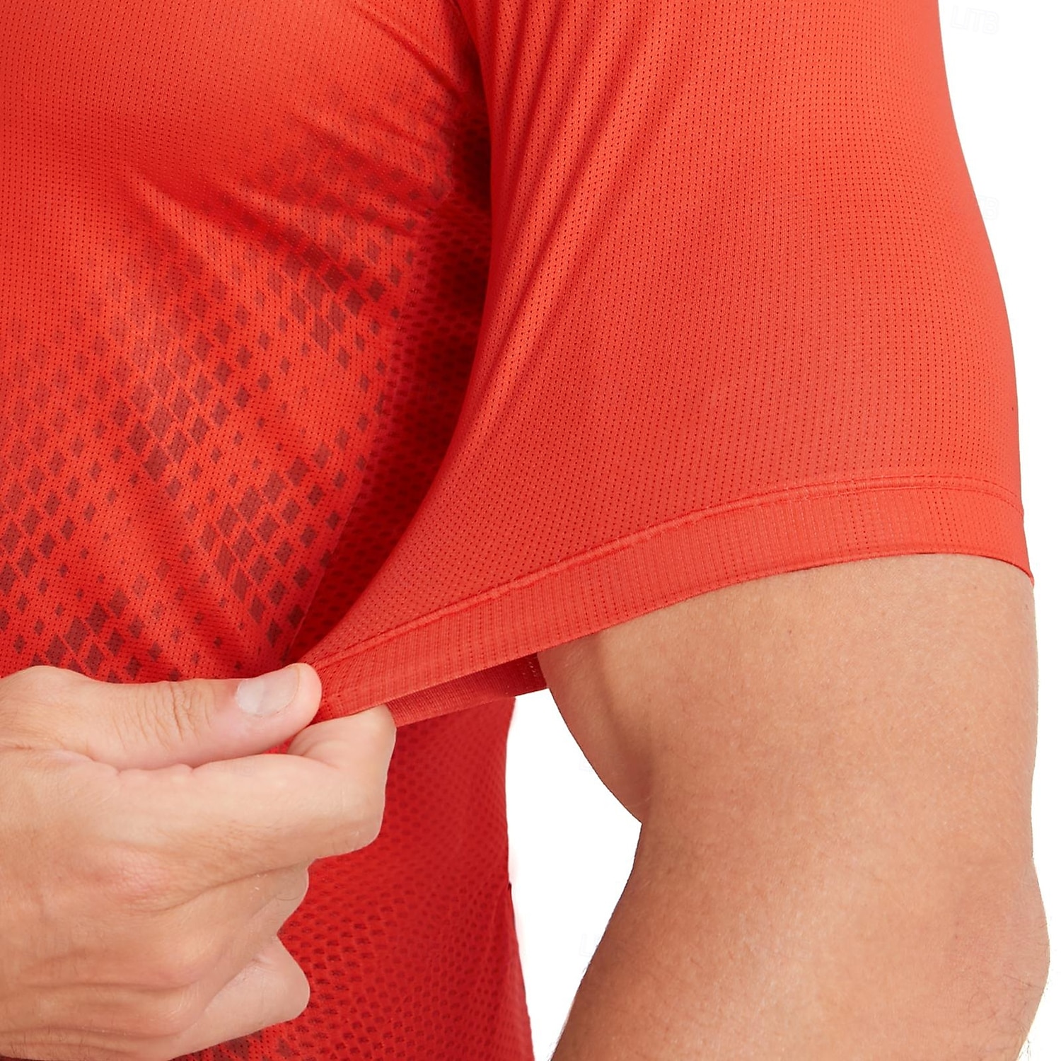 Ανδρικά Πουλόβερ Γεωμετρικό Κοντομάνικο Ποδήλατο Αθλητική μπλούζα με 3 πίσω τσέπες Ύγρανση Αθλητισμός Θαλασσί Λευκό Ρουμπίνι Ρούχα 2026 - $42.99 –P14