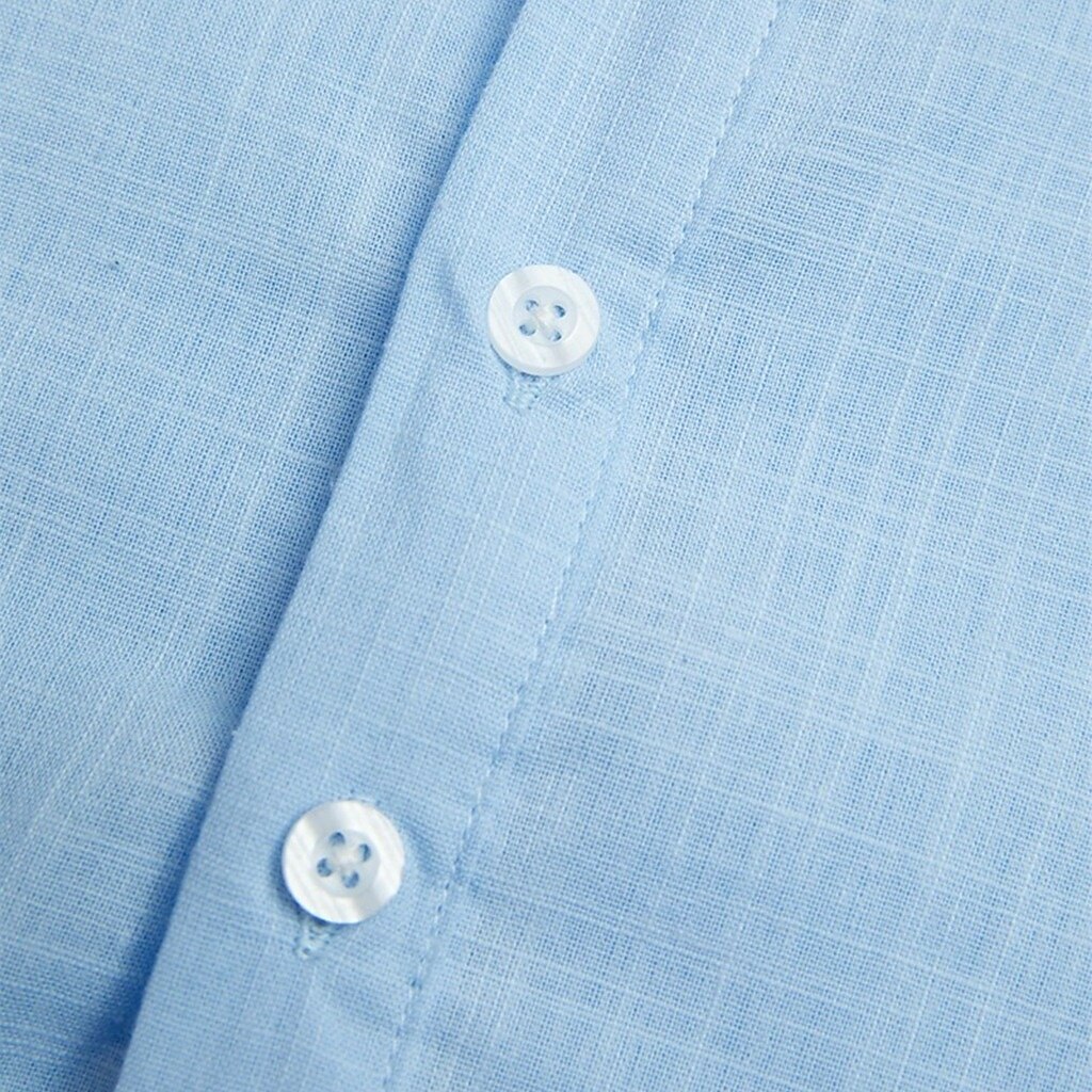 Homme Chemise Chemise en lin Chemise d'été Tenue de plage Chemise Boutonnée T-shirt sans manches Uni Occasionnel Quotidien Bleu Blanche Sans manches Col Rabattu Été Printemps Vêtement Tenue de 2026 ? $21.99 –P2