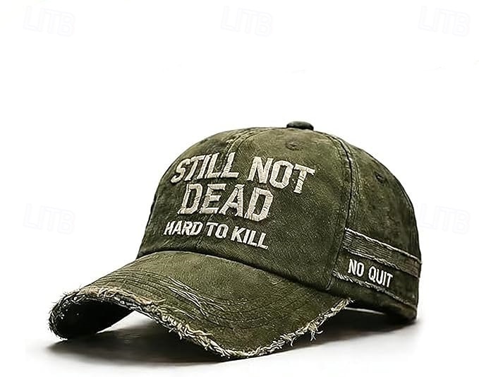 Cappellino da baseball Still Not Dead per uomo, cappello regolabile Hard to Kill, cappello da papà con umorismo vintage, cappello sportivo casual per esterni, cappello da baseball resistente in stile del 2026 a $21.99 –P11