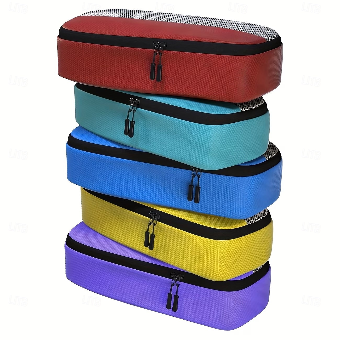 5 bolsas de almacenamiento de viaje, organizadores de embalaje coloridos en 3 tamaños (s, m, l), bolsas livianas para ropa, accesorios y organización del hogar. 2026 - $28.99 –P8