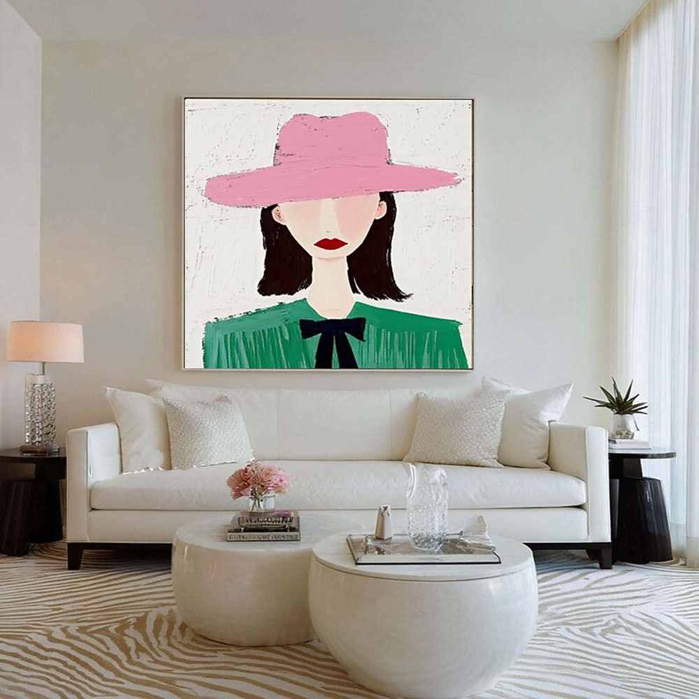 Original painting handmade Man and Woman Figurative Wall Art Neutral Minimalist Textured Canvas Abstract Couple Portrait Paintings for Stylish Interiors 2026 - $91.99 –P5