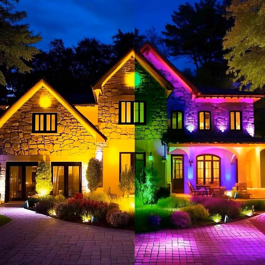 2-in-1 Solar-LED-Gartenstrahler, wasserdicht, für den Außenbereich, COB-Lampe, Hofbeleuchtung, Landschaftsbeleuchtung, Baumbeleuchtung, Parkbeleuchtung, Villenbeleuchtung, Gartenwegbeleuchtung, 2026 - $48.99 –P6