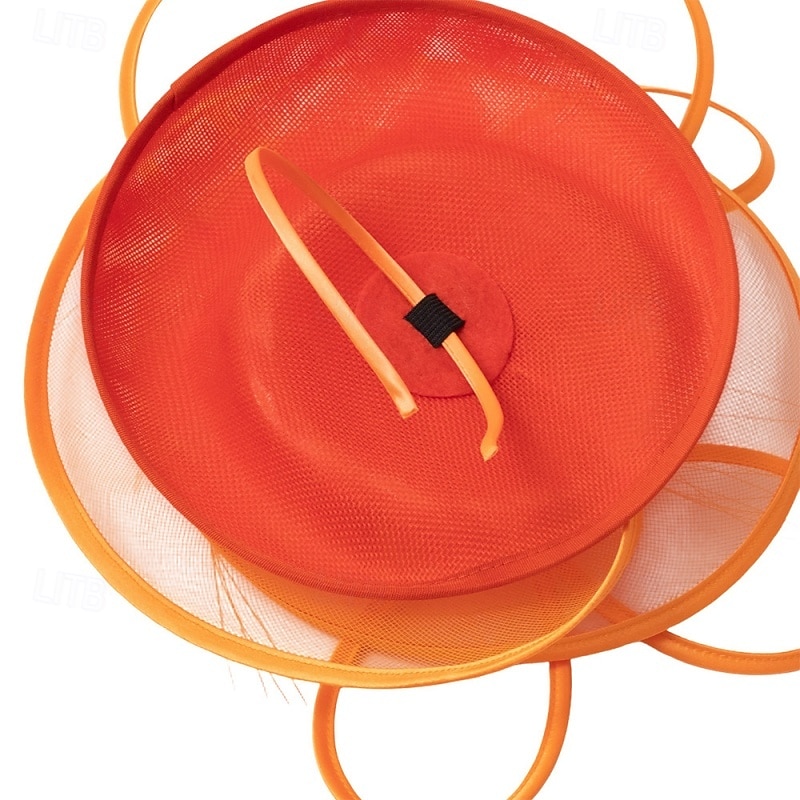 Fascinadores Sinamay Casamento Aniversário Elegante Vintage Estilo bonito Com Penas Flor Capacete Chapéu de 2026 por $38.99 –P4