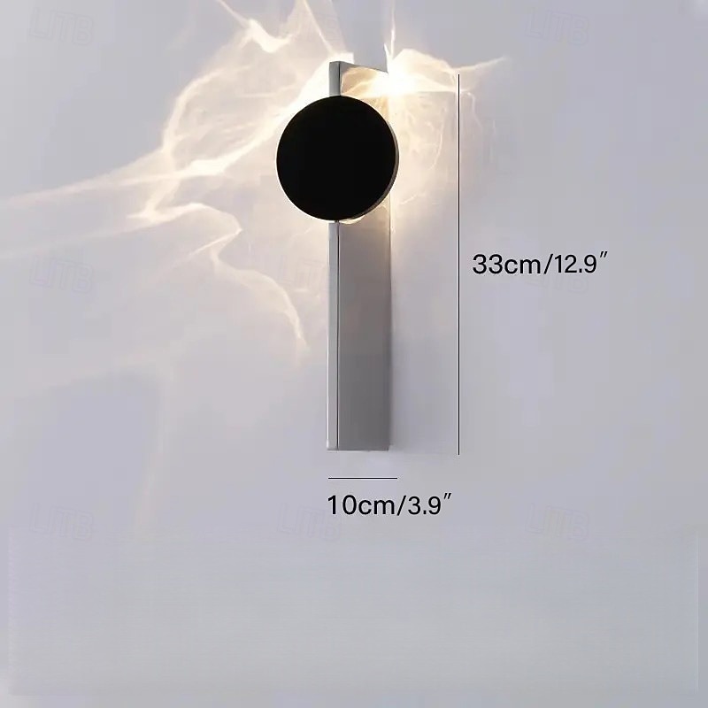 Aplique de parede moderno, aplique de parede refletivo em aço inoxidável, luz quente moderna de 300lm para quarto, sala de estar, corredor e escada. de 2026 por $159.99 –P2