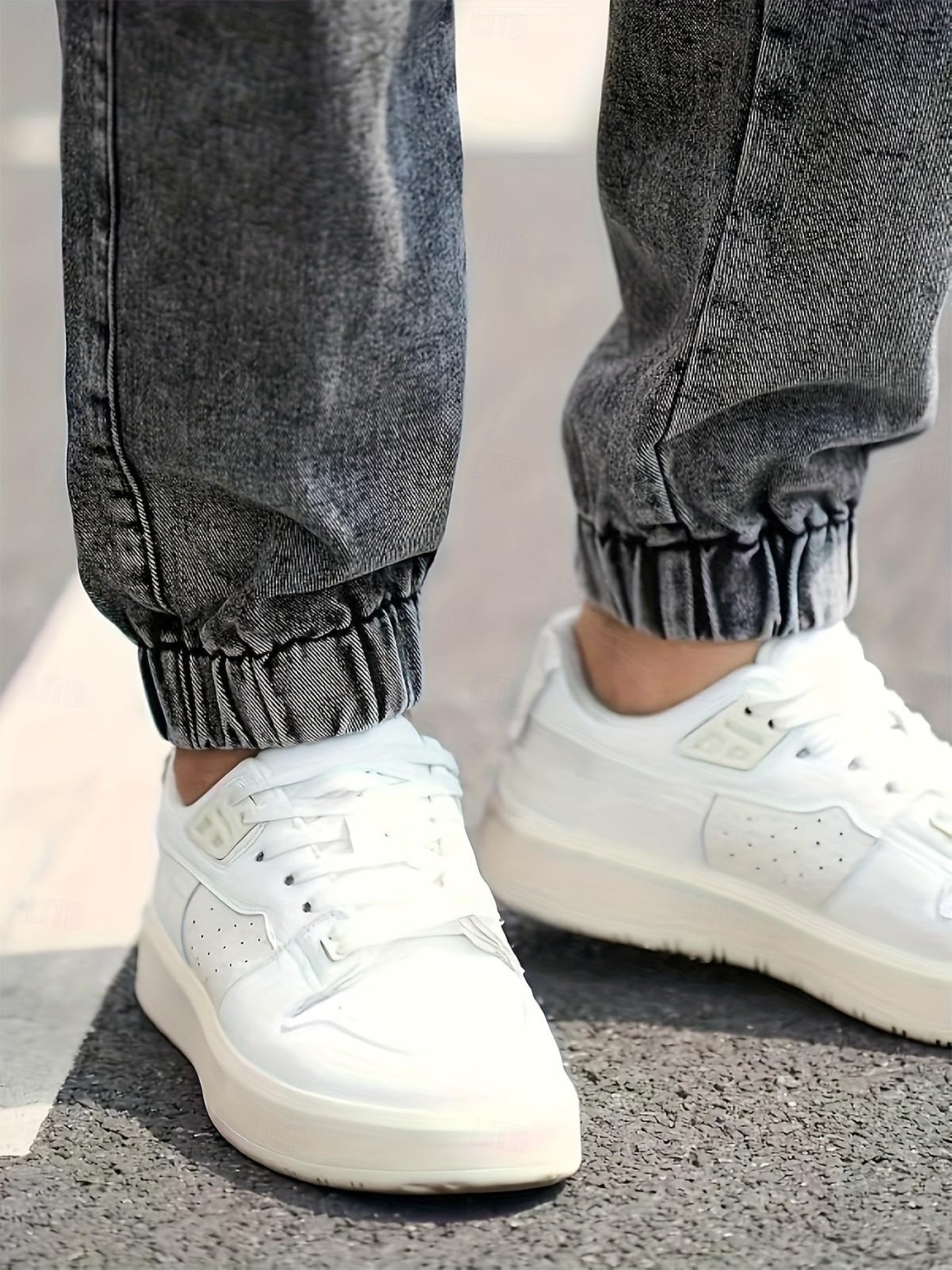 Ανδρικά Παντελόνια με τσέπες Τζόγκερ Παντελόνια Casual παντελόνι Παντελόνια με οξύ Κορδόνι Ελαστική μέση Σκέτο Άνεση Πλήρες μήκος Causal Καθημερινά ΕΞΩΤΕΡΙΚΟΥ ΧΩΡΟΥ Μοντέρνα Κομψό στυλ street Γκρίζο 2026 - $31.99 –P3