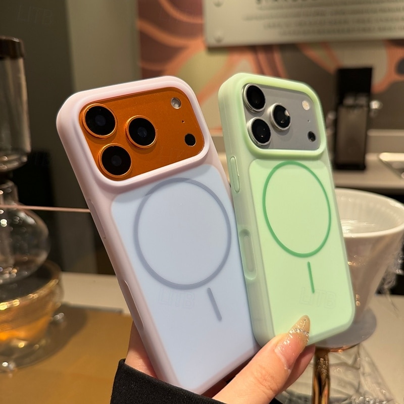 Handy Hülle Handyhüllen Für iPhone 17 Pro Max 16 Pro Max 15 Pro Max Magnetische Adsorption Stoßfest ABS + PC 2026 - $12.99 –P3