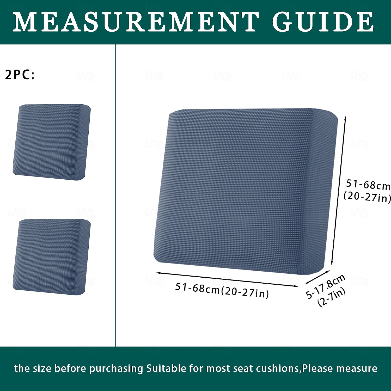 2 יחידות כיסויי ספה עמידים למים לפטיו, כיסויים להחלפת ספות וספות חיצוניות לריהוט פטיו, מגן ריהוט רב פעמי לכביסה 2026 - $28.99 –P1