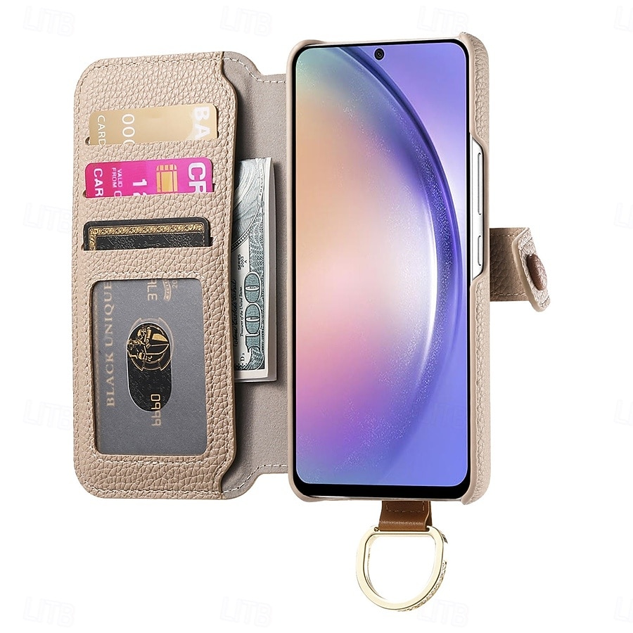 teléfono Funda Para Samsung galaxia S26 S26 Plus S26 Ultra Tarjetas billetera Gire la tapa Cremallera con correa de muñeca Caballete Retro TPU Cuero de PU 2026 - $18.99 –P5