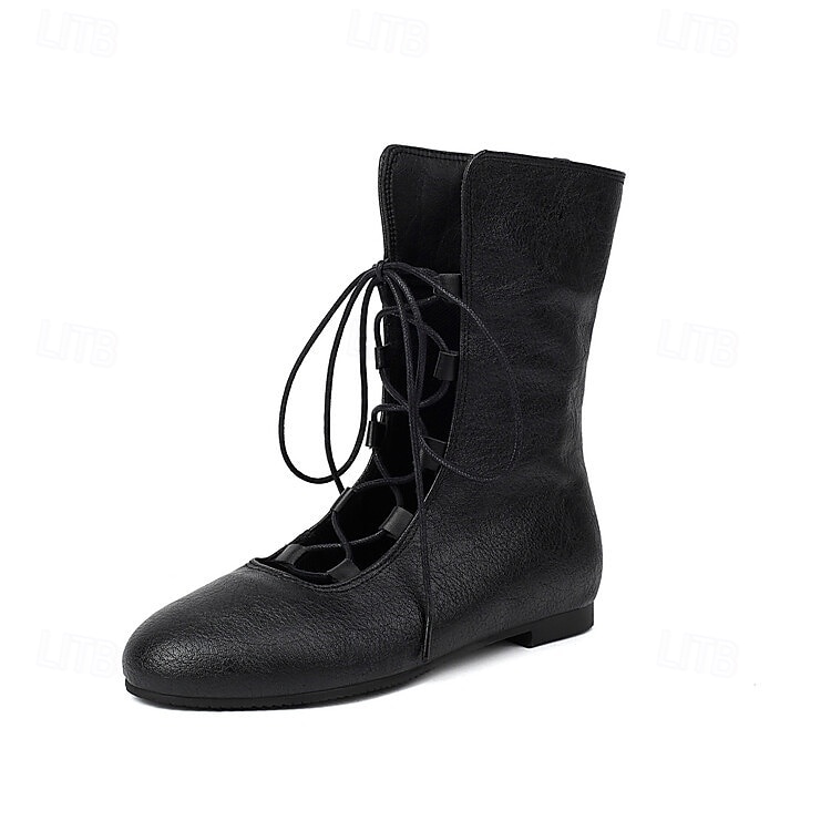 Medieval Renascentist Cizme Poulaines Elf Viching Cu Șiret Costume de fancy Pentru femei Viching Fantezie Halloween Carnaval Performanță LARP Ren Faire Adulți Încălțăminte 2026 - $48.99 –P3