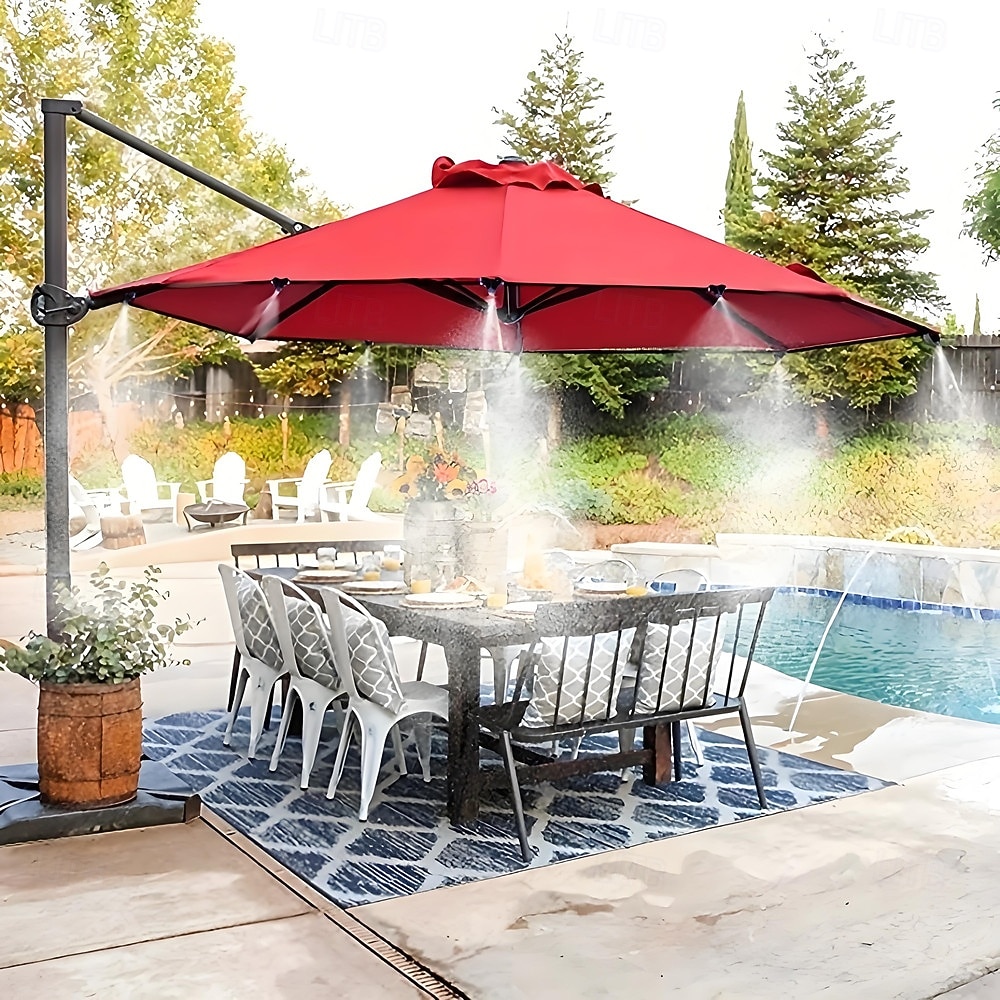 Outdoor Misting Cooling System 8m(26ft) Misting Line 11 Brass Mist Nozzles for Patio Garden Greenhouse 2026 - $34.99 –P1