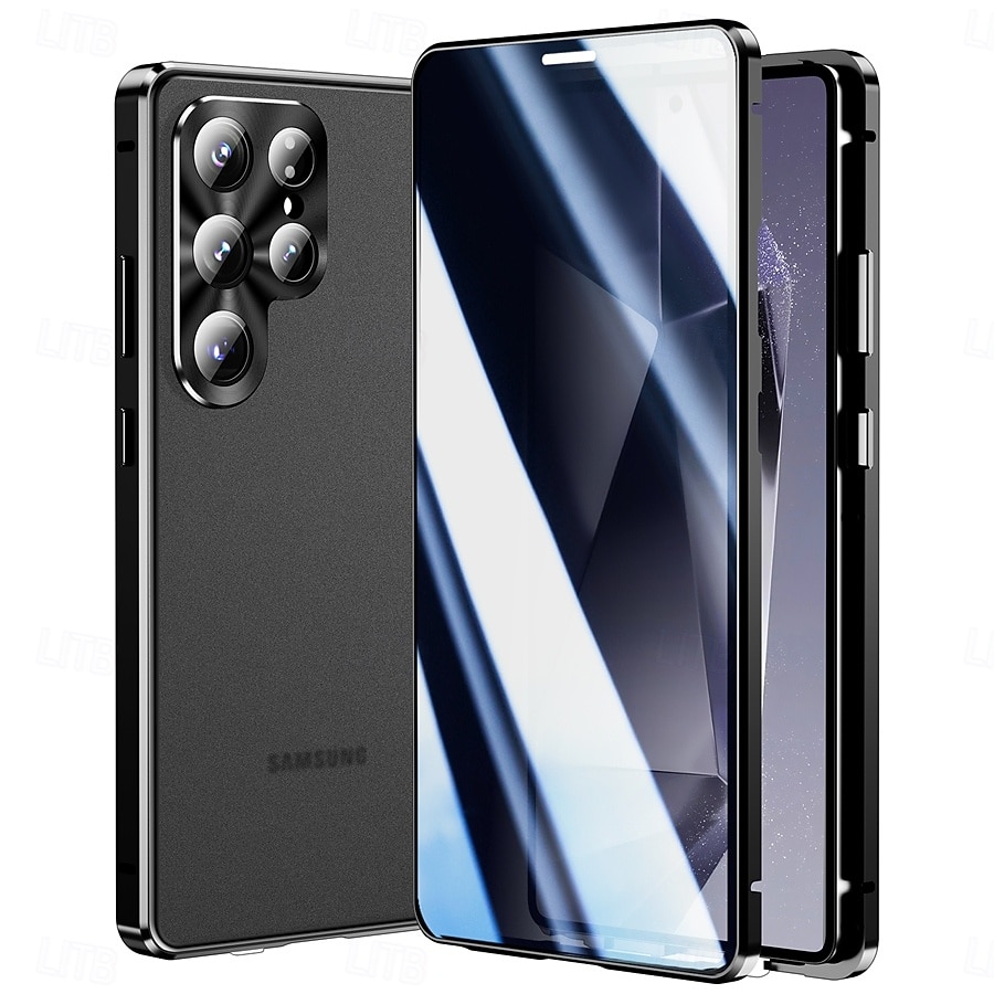 Phone Case For Samsung Galaxy S26 S26 Plus S26 Ultra Novelty Magnetic Adsorption Slim Case Detachable with Screen Protector Anti peep Metal ABS+PC 2026 - $30.99 –P20