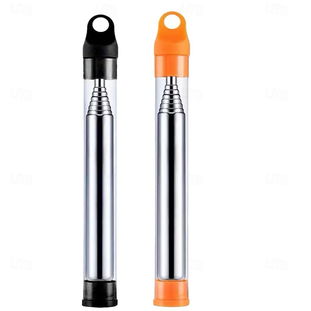 2 stuks roestvrijstalen vuurblaaspijpen, uitschuifbare vuurblaasstokken voor kamperen, wandelen en reizen in de buitenlucht 2026 - $13.49 –P7