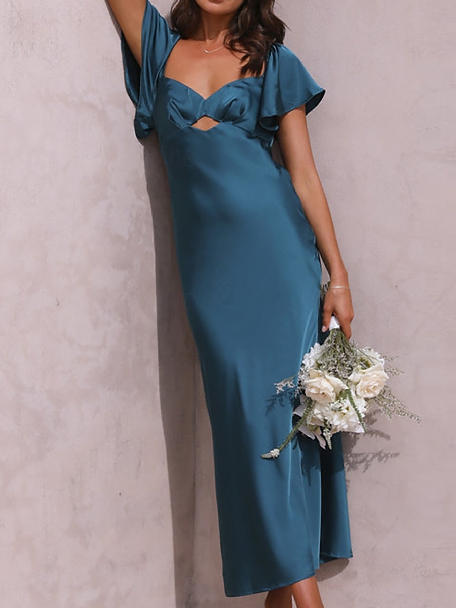 peacock blue midi dress Kate Middleton Inspired Peacock Blue Fashion Midi Dress