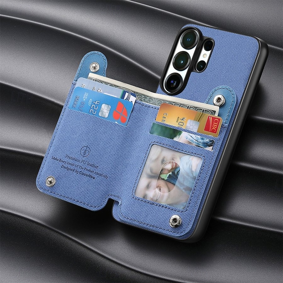 telefon fodral Till Samsung Galaxy S26 S26 Plus S26 Ultra Skal med stativ Ringhållare Ringspänne Kontor / företag TPU PU läder 2026 - $17.99 –P13