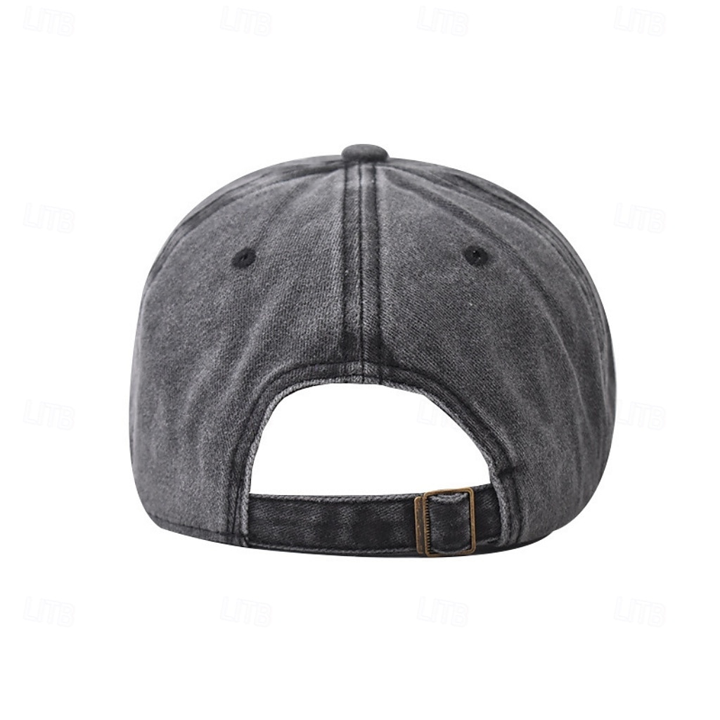 Муж. Бейсболка Шляпа от солнца Шляпа дальнобойщика Черный Винный Хлопок Регулируется Мода Уличный стиль На каждый день Повседневные на открытом воздухе Отпуск Полосы / волосы Вышивка 2026 - $6.99 –P9