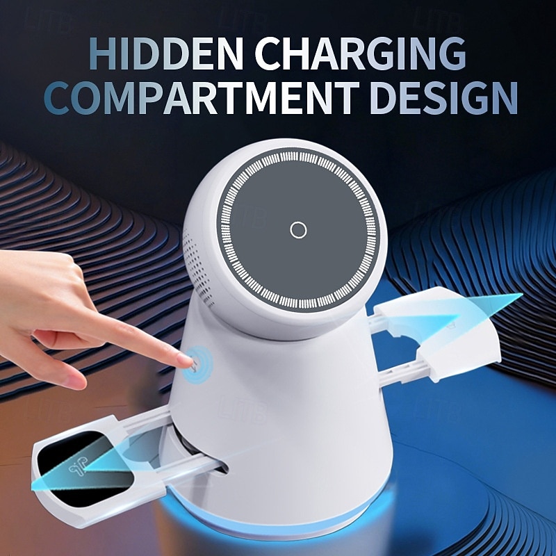 360 Rotating Wireless Charging Station, 3 in 1 Multiple Charger Stand with Night Light, Fast Wireless Charger for iPhone 17,16, 15, 14, 13, 12, iWatch,Samsung Watch and AirPods,White 2026 - $71.99 –P1