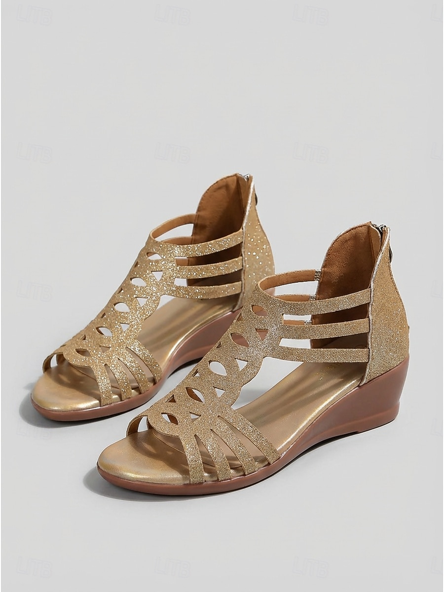 evening dress shoes wedges Estartit Premium Fabrics Espadrille Wedges  Viscata