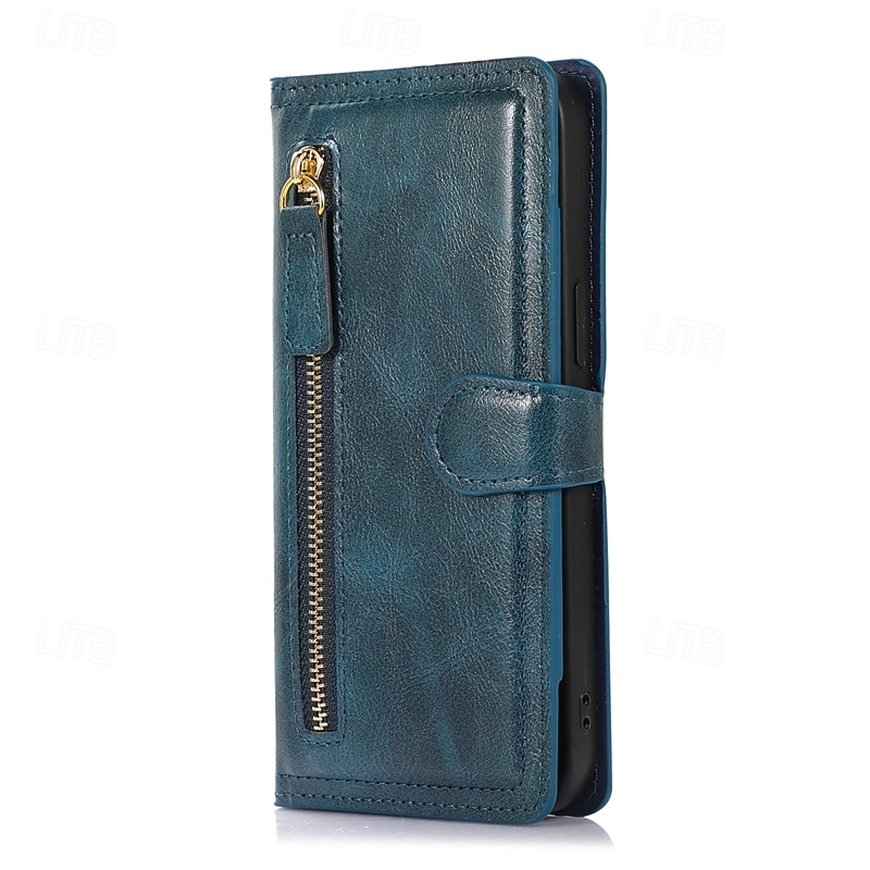 telefono Custodia Per Samsung Galaxy S26 S26 Plus S26 Ultra Custodia Portafoglio Cerniera Protezione Completa Cavalletto Retrò Pelle PU del 2026 a $20.99 –P12
