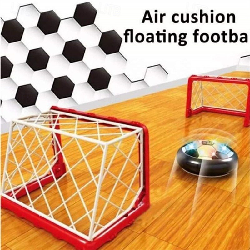 Schwebefußball für Kinder, luftbetriebenes, schwebendes Indoor-Fußballspielzeug mit LED-Beleuchtung, weicher Schaumstoffstoßdämpfer zum Schutz von Möbeln, Sportgeschenk für Jungen, Mädchen und 2026 - $29.99 –P3