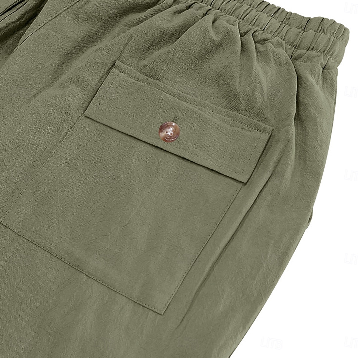 Voor heren Linnen broek Broek Zomerbroek Wijde broek Zak Elastische taille Recht been Effen Kleur Effen Comfort Comfortabel Volledige lengte Casual Dagelijks Feestdagen Vakantie Modieus blauw Zwart 2026 - $12.49 –P7