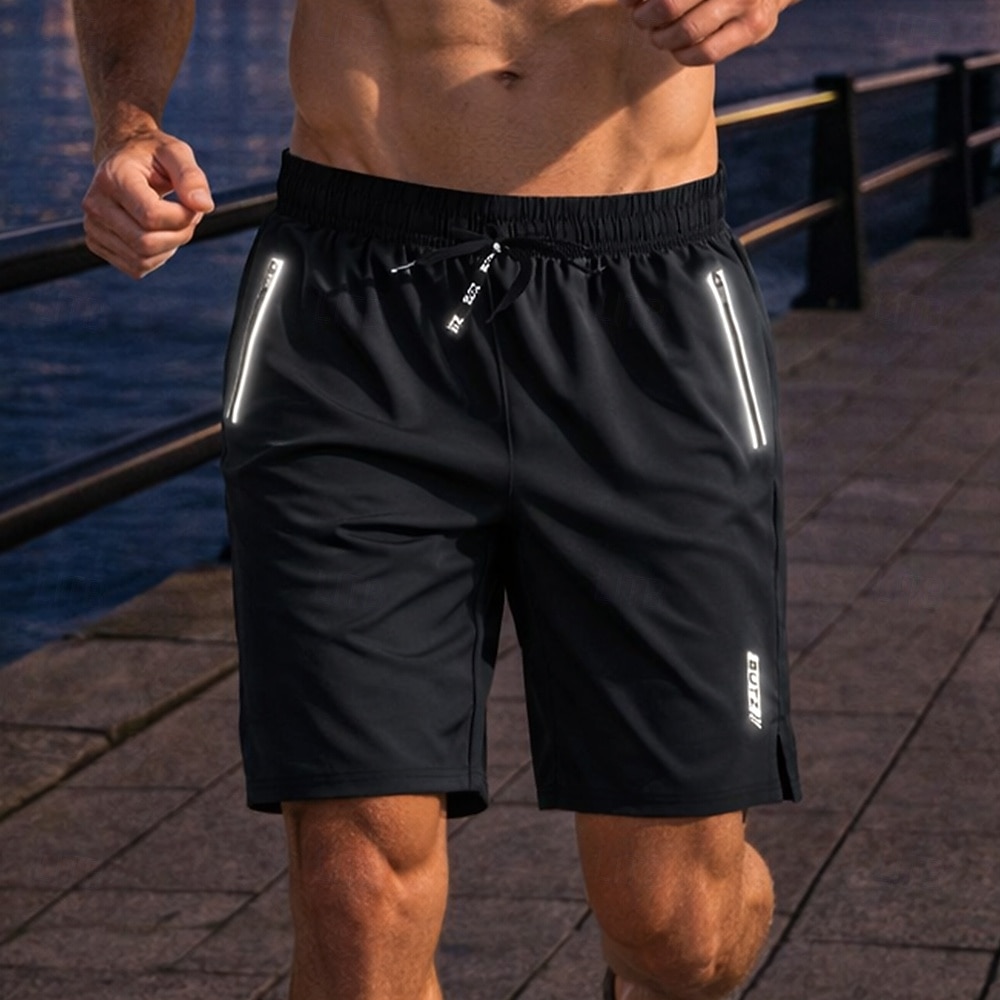 Voor heren Hardloopshorts Atletische shorts Sportbroek Trekkoord Zak Short / Broekje Casual Dagelijks Buiten Zomer Reflecterend Lichtgewicht Ademend Sportschooltraining Joggen Hardlopen Normale 2026 - $13.99 –P2