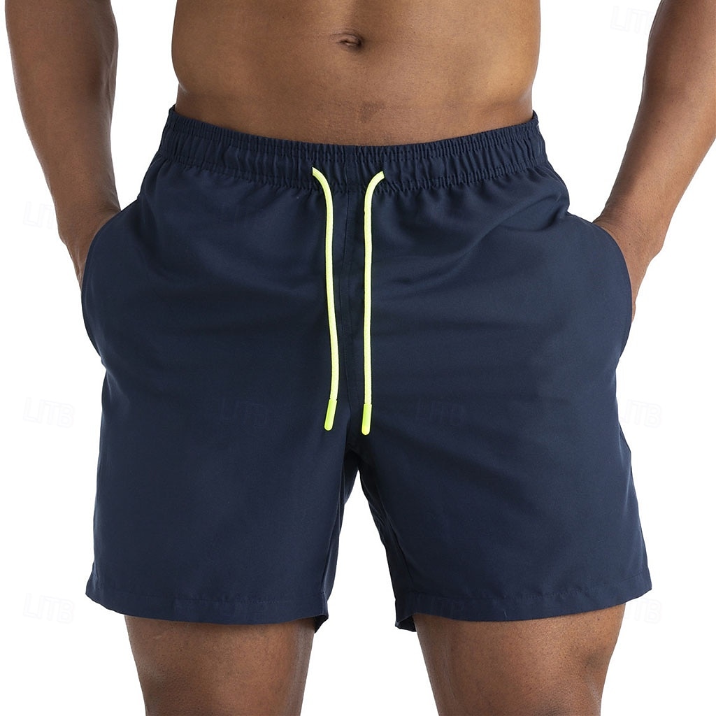 Per uomo Shorts Shorts da Spiaggia Pantaloncini casual Coulisse Tasca Elastico in vita Semplice Impermeabile Comodità Corto Casuale All'aperto Vacanza Vacanza Moda Blu azzurro cielo Micro-elastico del 2026 a $25.99 –P3