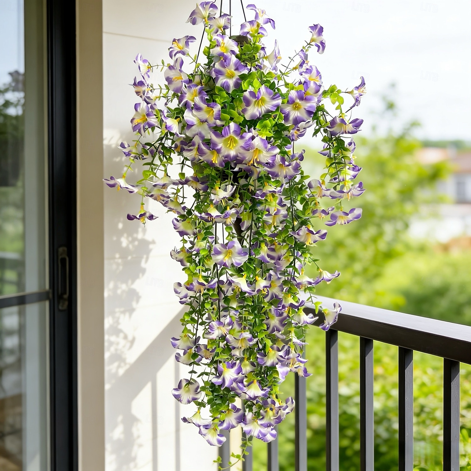4pcs Artificial Morning Glory Vine Garland for Wedding, Home, & Outdoor Decor, Realistic Flower Hanging Vines for Garden, Patio, Wall, and Courtyard, Durable Faux Floral Décor for Wedding Decoration 2026 - $22.99 –P6