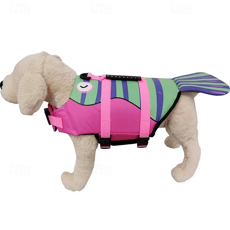 Shark Dog Safety Life Vest, Mermaid Dog Life Vests for Swimming with Superior Buoyancy and Rescue Handles for Swimming Pool Beach Boat 2026 - $28.99 –P12