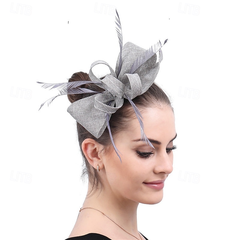 Fascinators Plumes Mariage Anniversaire ancien Mignon Rétro Avec Plume Casque Couvre-chef de 2026 ? $17.49 –P1