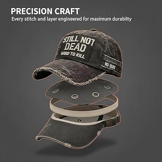Cappellino da baseball Still Not Dead per uomo, cappello regolabile Hard to Kill, cappello da papà con umorismo vintage, cappello sportivo casual per esterni, cappello da baseball resistente in stile del 2026 a $21.99 –P8