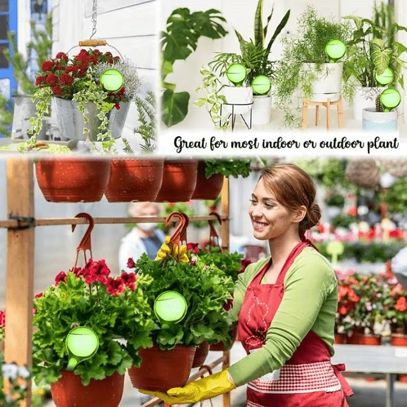 10 stk. selvvanningsballer for planter, dryppvanningssystem, automatisk vanningsenhet med plastballer, egnet for innendørs og utendørs blomsterpotter, hager, plener, blomsterbed, lite 2026 - $15.99 –P4