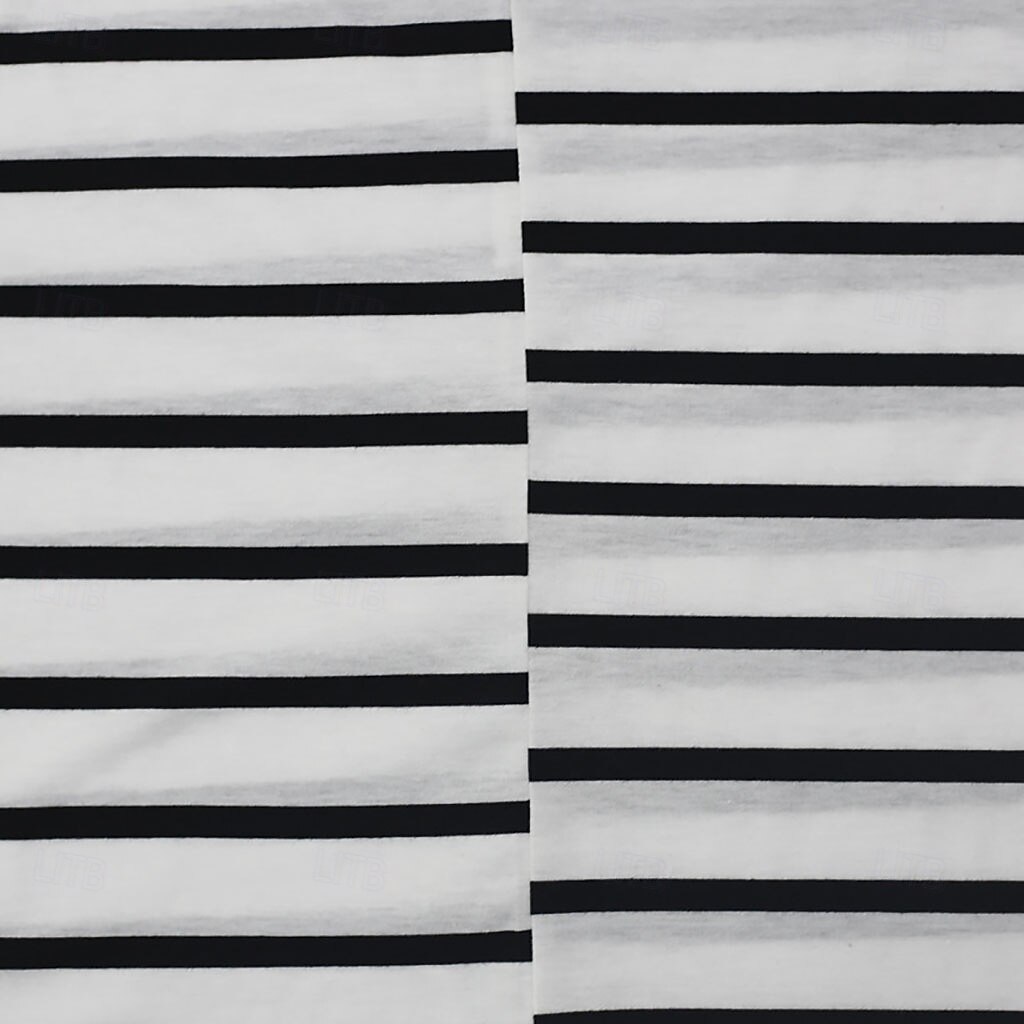 Herren T Shirt Kurzarmshirt T-Shirt Kurzarm Rundhalsausschnitt Sommer Frühling Gestreift Horizontale Streifen Mode Streetwear Stilvoll Patchwork Farbblock Streifen Lässig Täglich Outdoor Schwarz Rote 2026 - $16.49 –P14