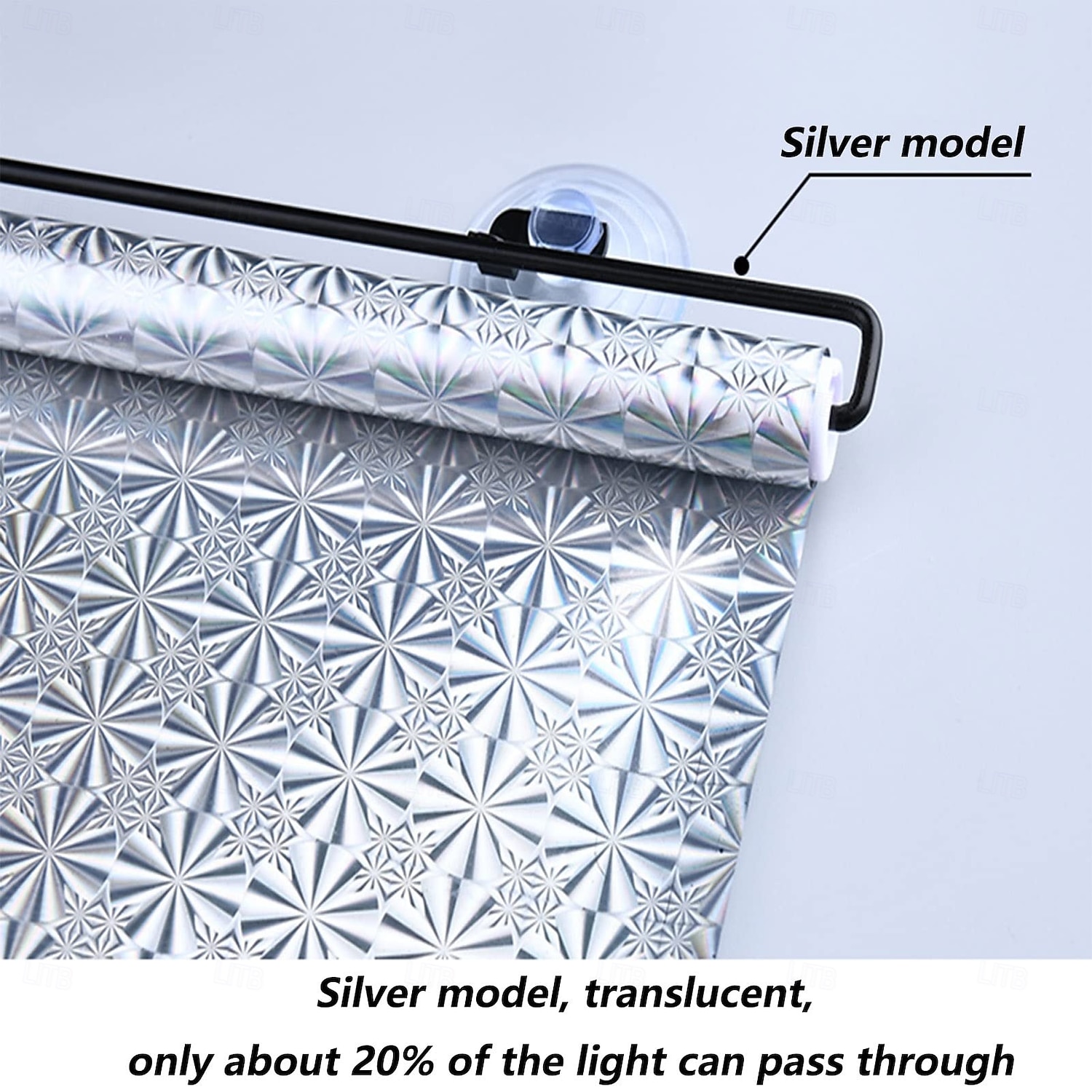 Pare-soleil rétractable d'intérieur à ventouses pour vitres latérales de voiture, stores temporaires portables pour vitres de salle de bain ou de voiture. de 2026 ? $24.99 –P7