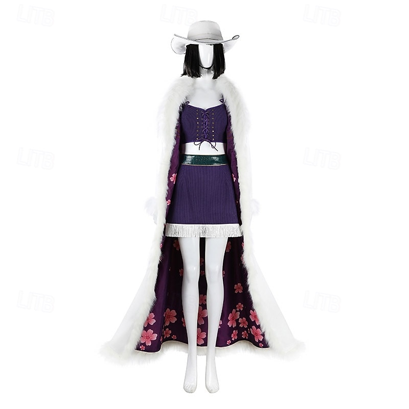Disfraz de pirata con sombrero de paja de aventurero marino y sombrero de vaquero, disfraz de cosplay de anime de alta calidad para mujeres adultas, ideal para Halloween, carnaval y exposiciones de 2026 - $210.39 –P9