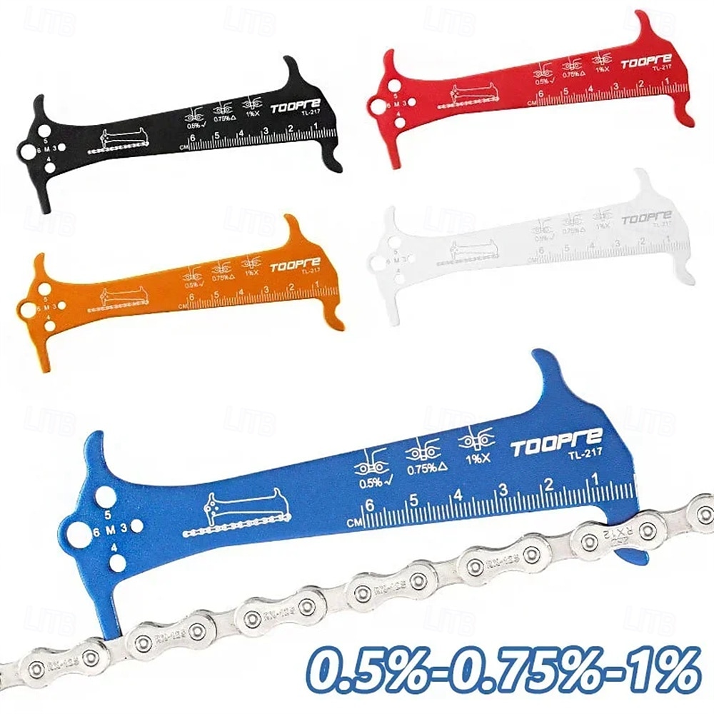 Bicycle Chain Wear Indicator Ruler Repair Tool Stainless Steel Mountain Road Bike Chain Gauge Measurement Checker Screw Diameter 2026 - $9.99 –P1