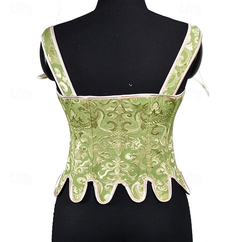 Medieval Renaissance Cottagecore Corset Bodice Viking Peasant Lace up Fancy Dress Women's Celtic Fantasy Halloween Carnival Performance LARP Ren Faire Adults' Corset 2026 - $31.99 –P2