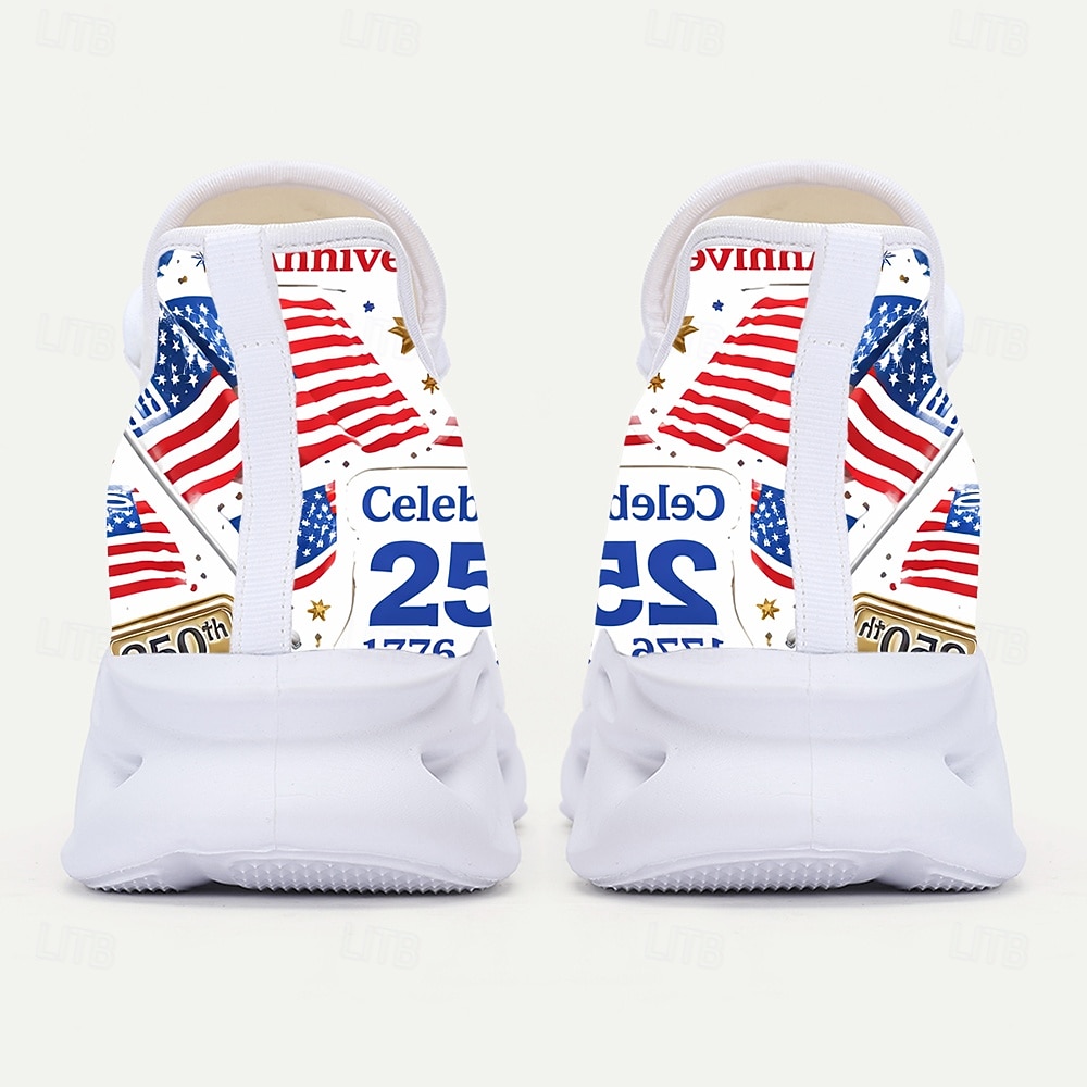 Herren-Sneaker zum 250-jährigen Jubiläum der Vereinigten Staaten – atmungsaktive Slip-on-Mesh-Schuhe mit flexibler Sohle, leicht, perfekt für den 4. Juli, Outdoor-Festivals, Reisen und den Alltag. 2026 - $42.99 –P5