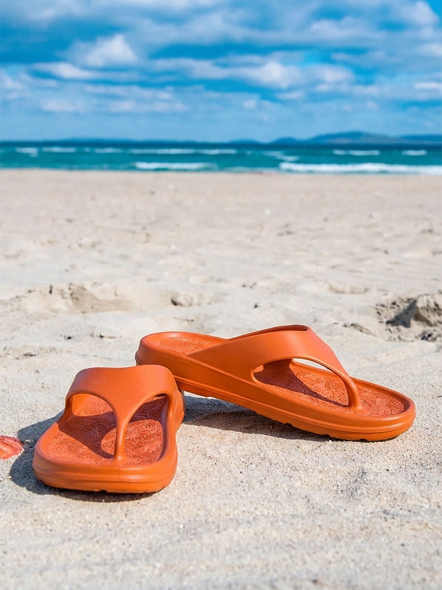 Weiße Damen-Strand-Flip-Flops – leichte, wasserdichte Wolken-Sandalen mit ergonomischer Fußgewölbeunterstützung für Sommerurlaube und tropische Inselausflüge &Alltagskomfort 2026 - $14.99 –P4