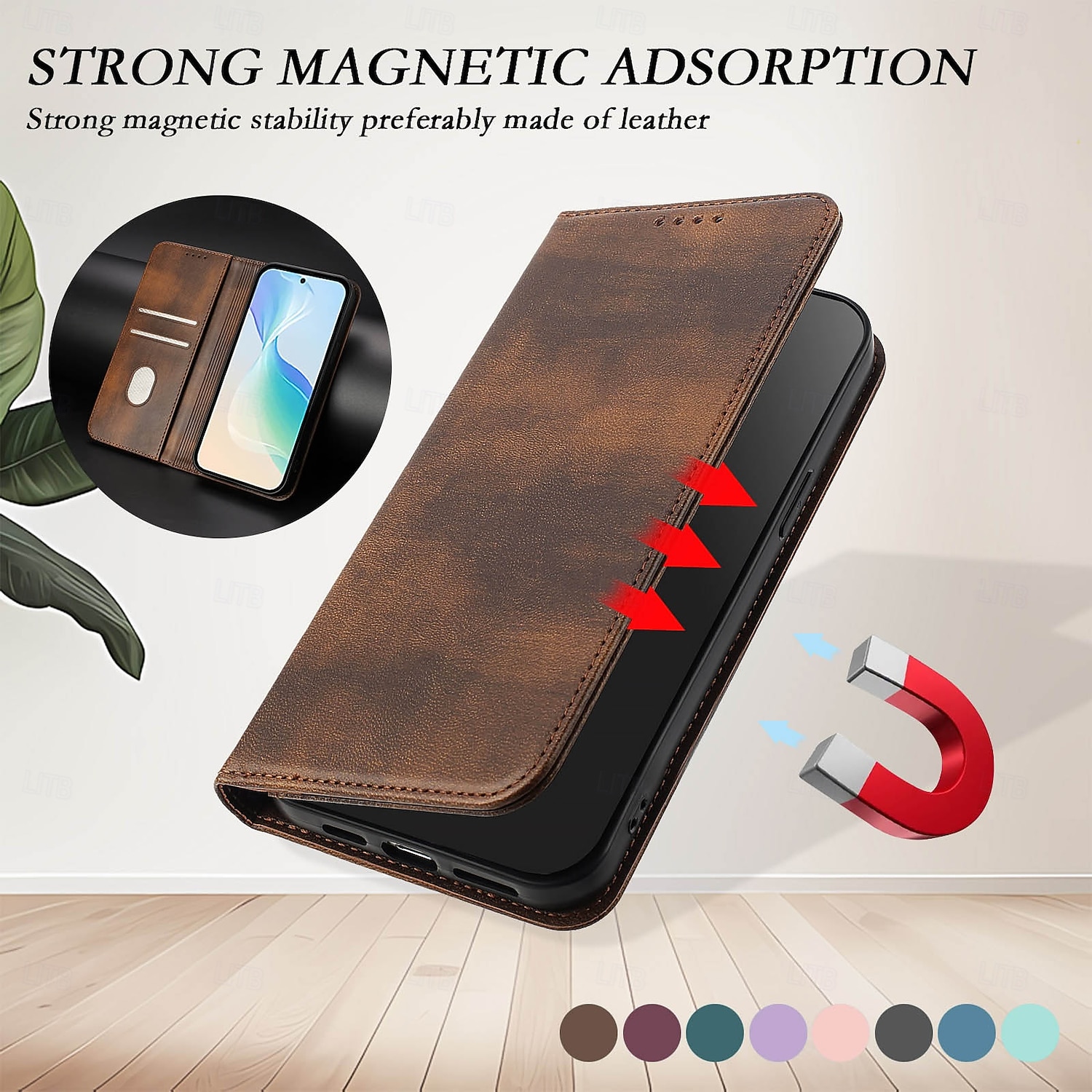 Phone Case For Samsung Galaxy S26 S26 Ultra Plus Wallet Case with Stand Holder Support Wireless Charging Card Slot Retro TPU PU Leather 2026 - $15.99 –P13