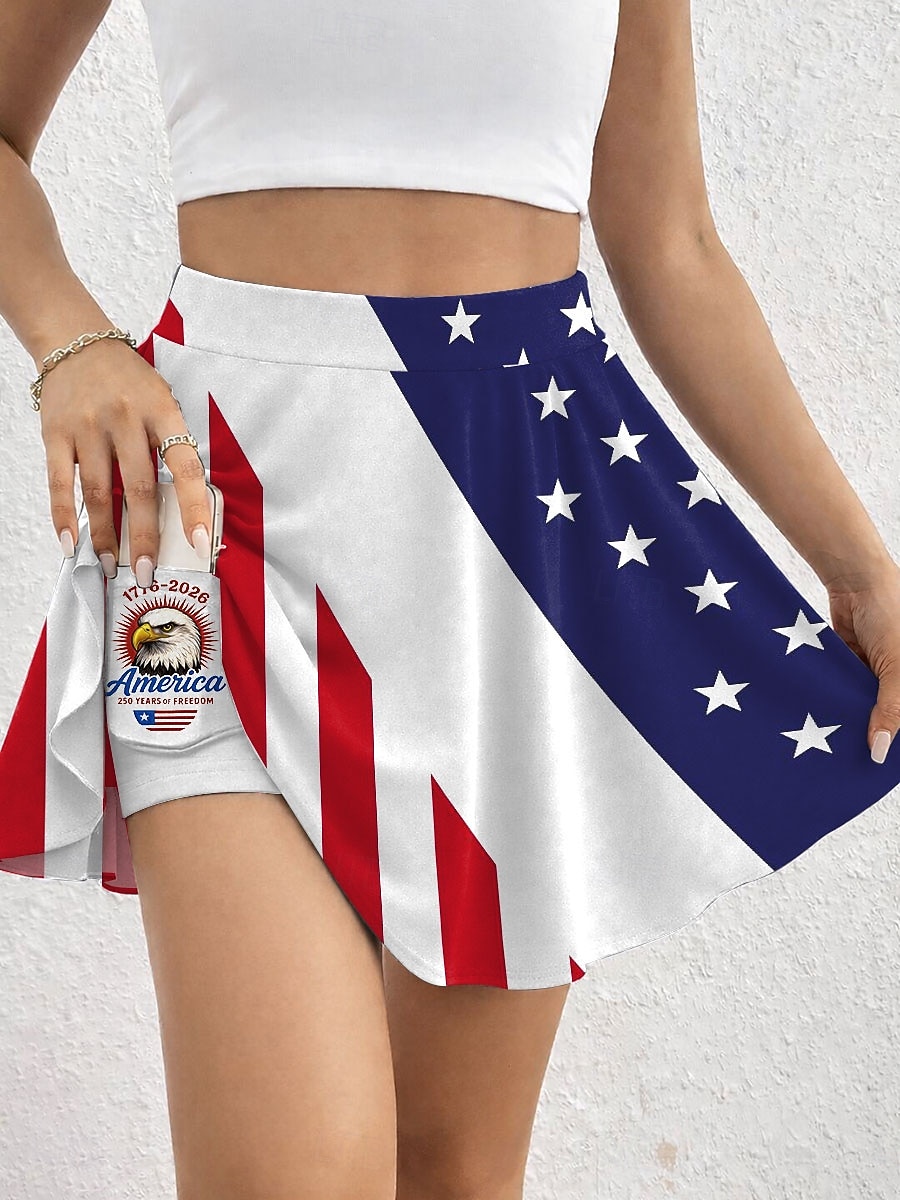 Per donna Gonna da vacanza Gonna da tennis Elegante Moda Hawaiano Abbigliamento da Spiaggia Mini Vita Alta Gonne Grafico Geometrico Stampato Alta elasticità Quotidiano Spiaggia Blu Ametista Verde del 2026 a $21.99 –P1