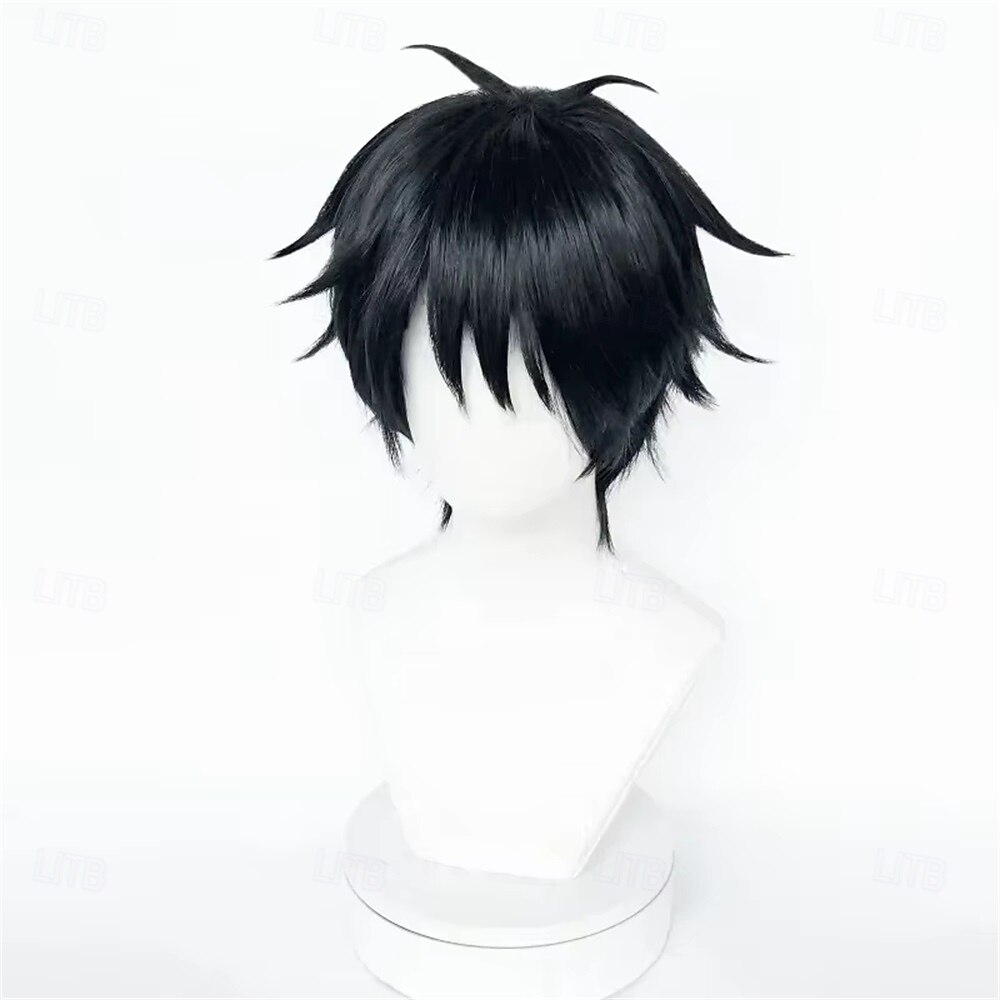 Ocean Adventurer Short Black Spiky Anime Wig For Cosplay Party 2026 - $21.99 –P2