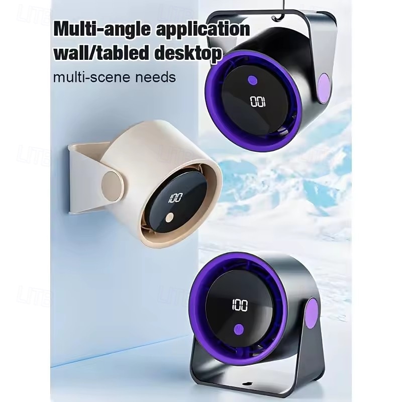 Quiet Desktop Cooling Fan, Adjustable Tilt - Rechargeable Silent Fan for Home Office Study Bedroom, Low Noise Operation 2026 - $19.99 –P8