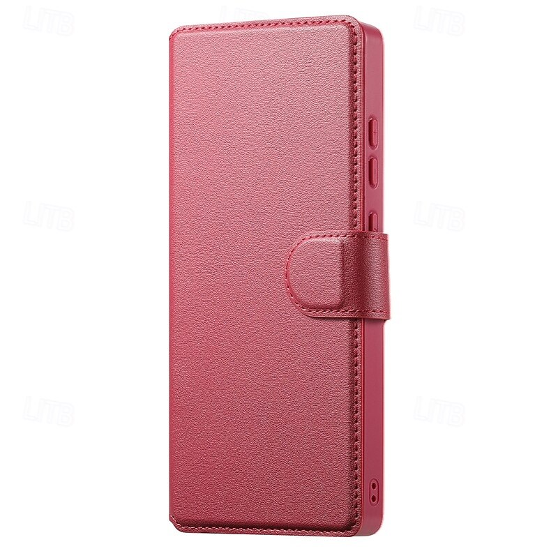 Phone Case For Samsung Galaxy S26 Ultra Plus S25 Ultra Plus S25 Edge S24 Plus Wallet Case with Stand Holder Full Body Protective Shockproof TPU PU Leather 2026 - $23.99 –P35