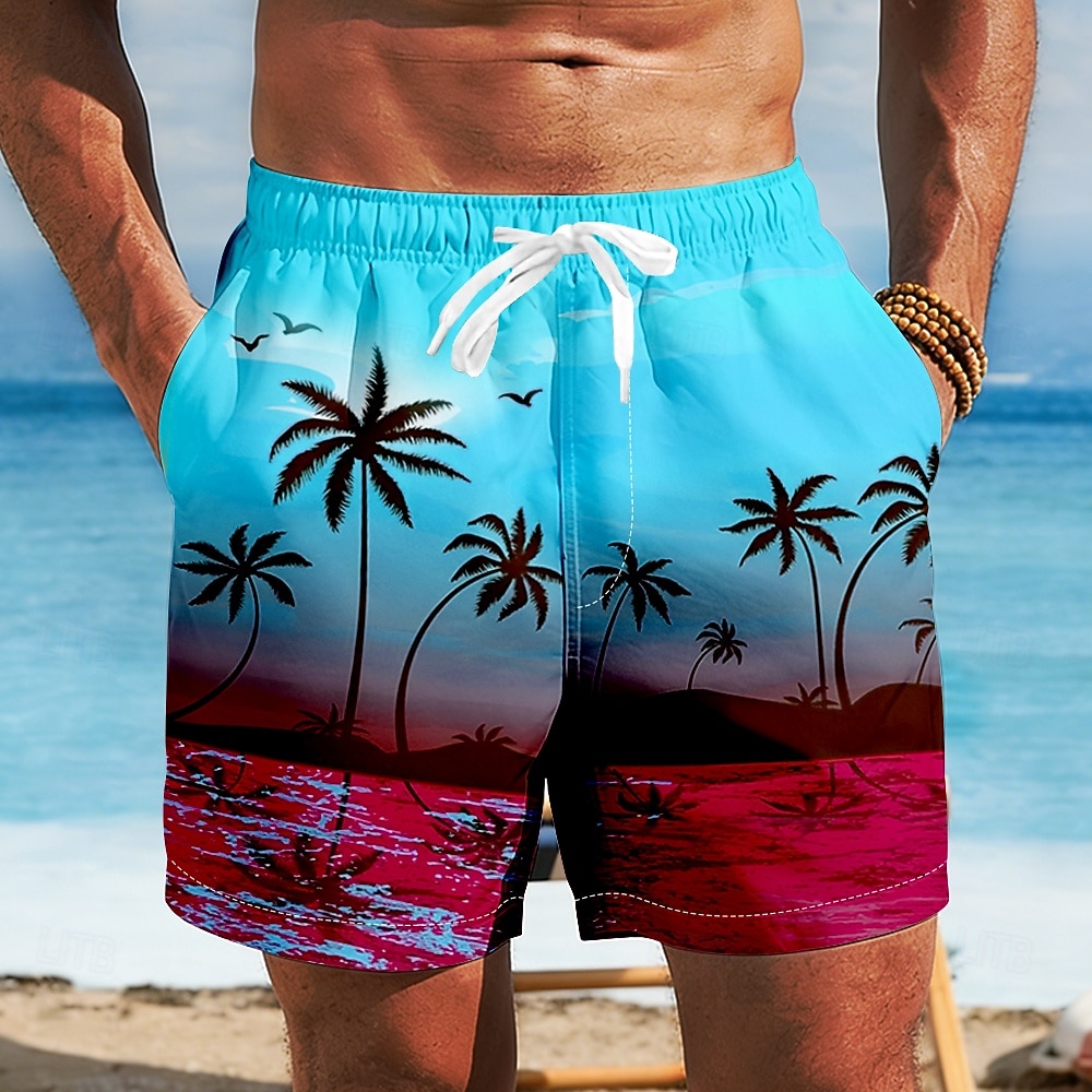 Per uomo Albero di Cocco Piante Tropicali Costumi da bagno Costumi da bagno Pantaloncini da bagno Pantaloncini da Surf Misura del girovita medio Hawaiano Vacanza al Mare Tasche Laterali fodera in del 2026 a $20.99 –P2