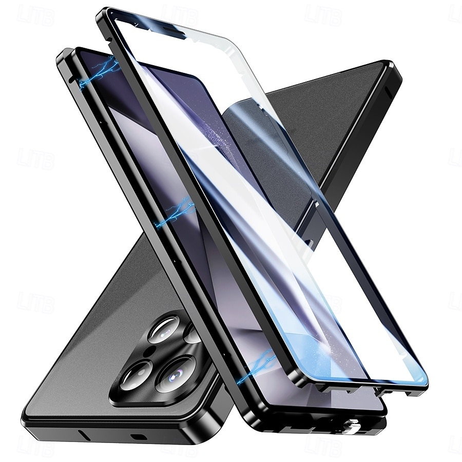 Phone Case For Samsung Galaxy S26 S26 Plus S26 Ultra Novelty Magnetic Adsorption Slim Case Detachable with Screen Protector Anti peep Metal ABS+PC 2026 - $30.99 –P11
