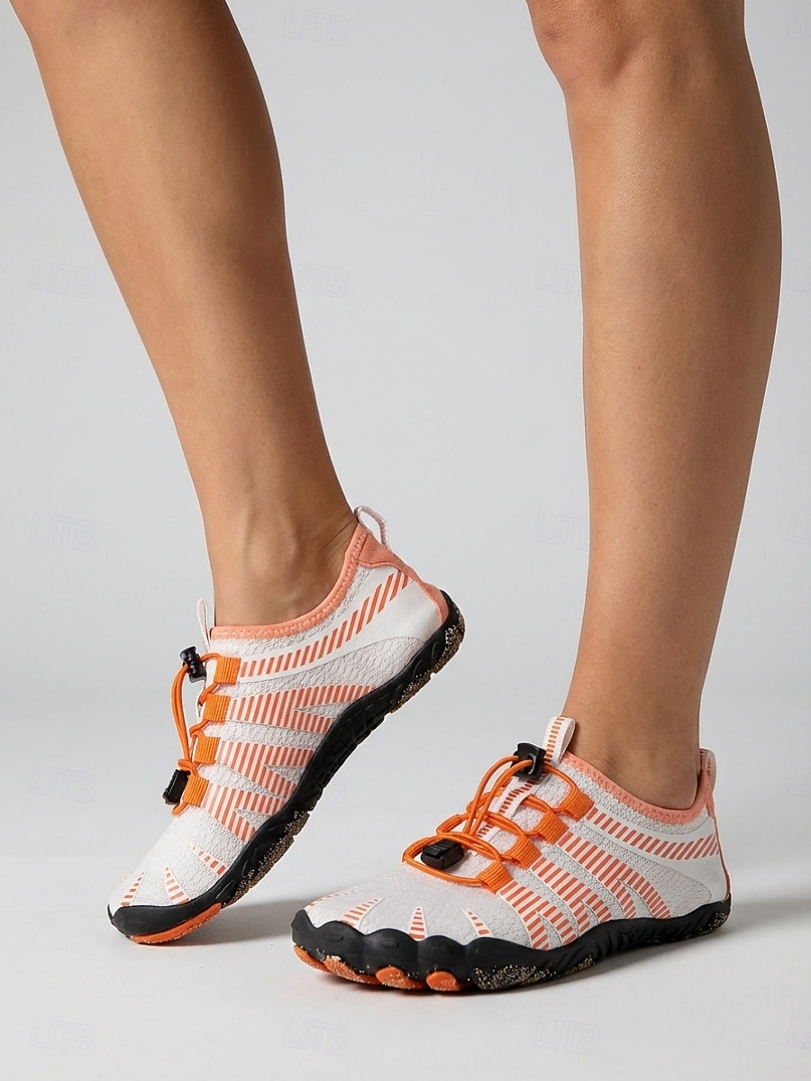 Schnelltrocknende Wasserschuhe für Damen – leichte, atmungsaktive Aqua-Strandschuhe mit verstellbarer elastischer Schnürung und rutschfester Sohle, barfußähnlicher Outdoor-Stil für Strand, Surfen, 2026 - $32.99 –P3